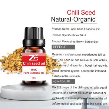 Aceite esencial de semillas de chile puro de alta calidad