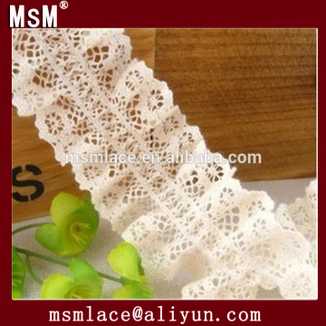 Cotton lace trimming edging for sale