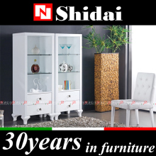 E-150 Best sale high gloss white wine cabinet