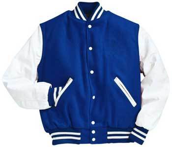 Wool varsity jacket