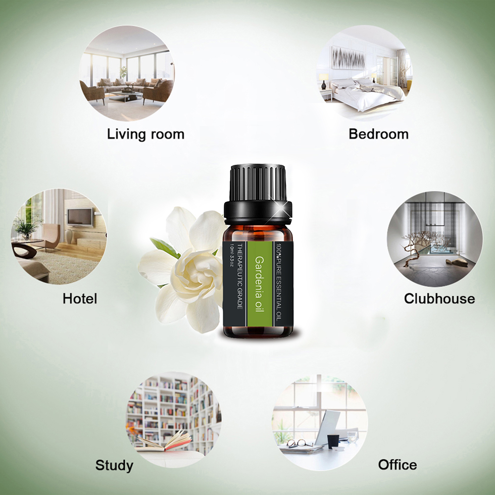 Natrual Gardenia Essential Oil untuk Pijat Kulit Tidur