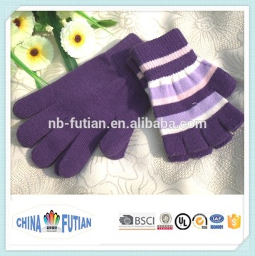FUTIAN FASHION popular wholesale customized plain colors magic glove