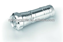 New Design Aluminum 9 led Silver flashlight Torch/LED Flashlight
