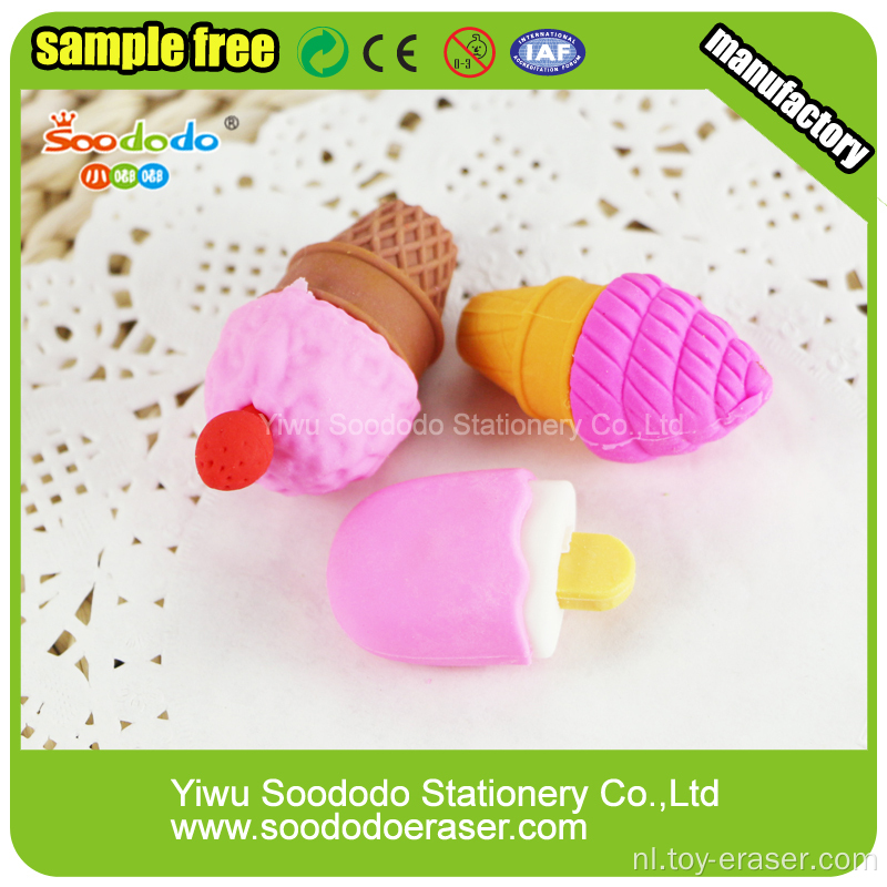 Novelty Cake en Ice-cream Shaped Gommen voor promotionele