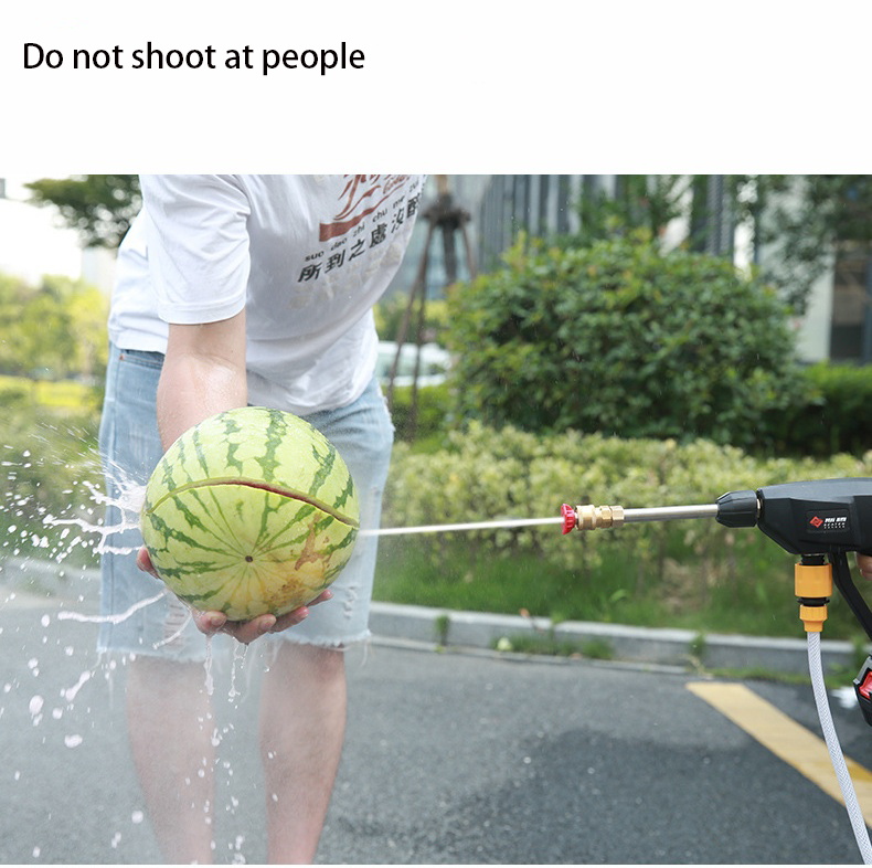 Household High Pressure Car Washer Wireless Car Washing Water Gun Lithium Battery Wireless Car Washing Machine