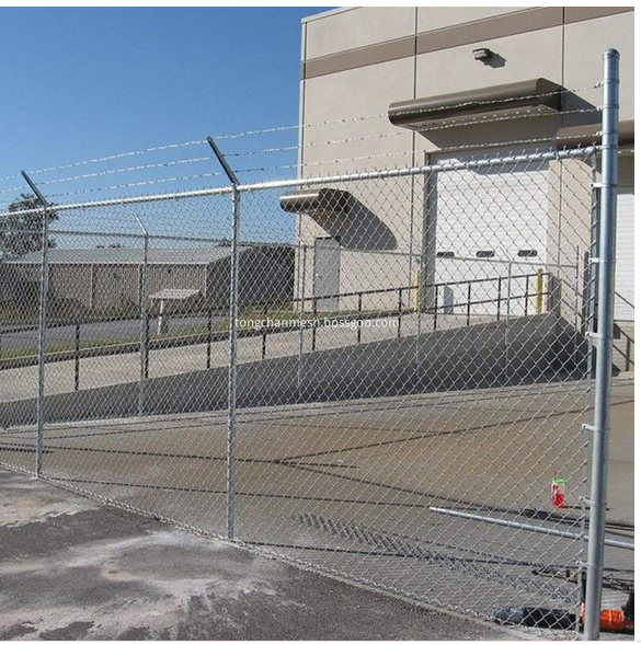 Galvanized Chain Link Wire Fence