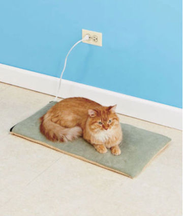 Warm Heating Pet Bed, electric heated cat pad