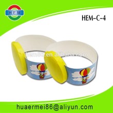 Pvc kids id reused wristbands