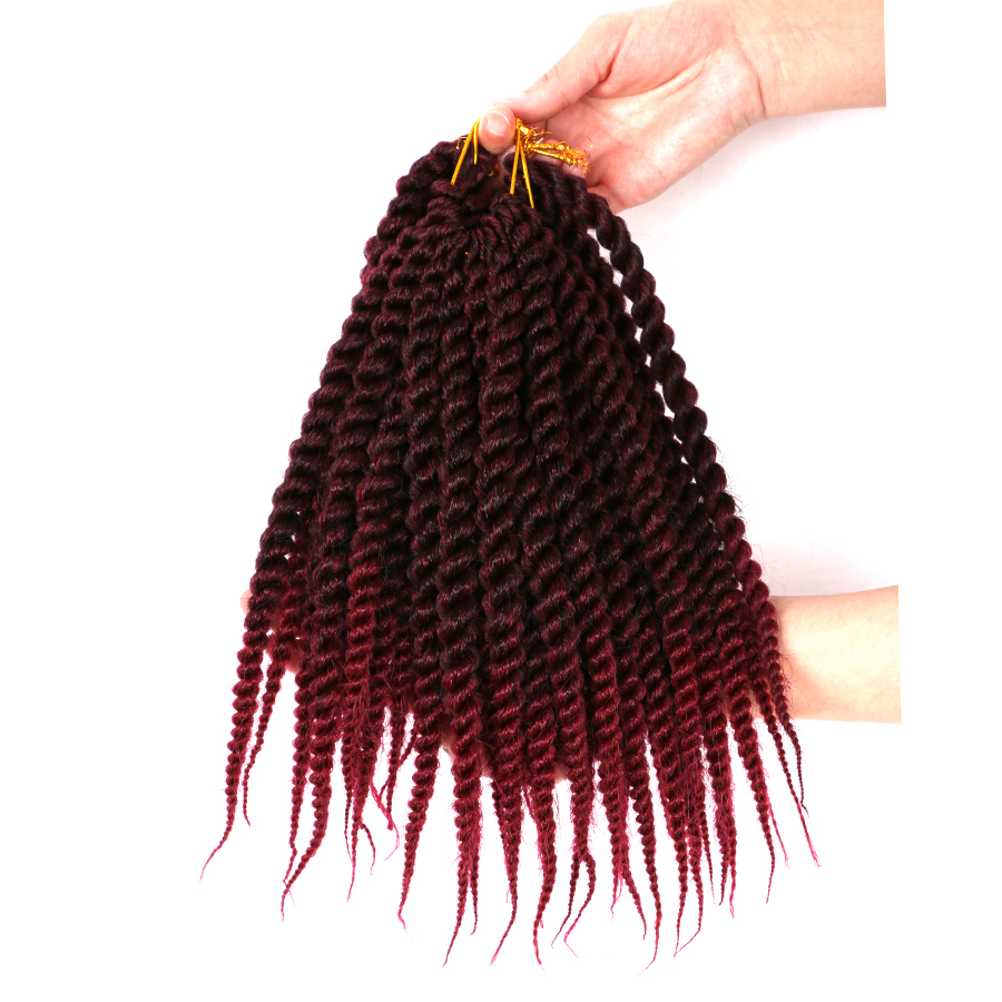 Hot sell wholesale 18inch 12 stands  African dreadlock  afro twist Crochet Braids crochet braid hair twist crochet twist braid