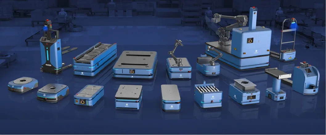 Automatic Material Handling AGV Forklift Robot for Large Load Goods