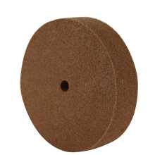 Maroon Non Woven Unitized Matt Polishing Wheel