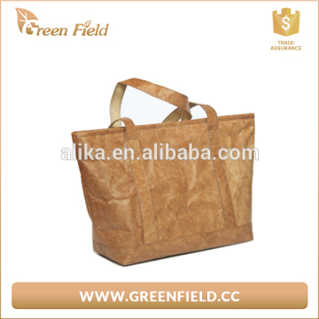 Wholesale new type tyvek handbag,brown tyvek handbag