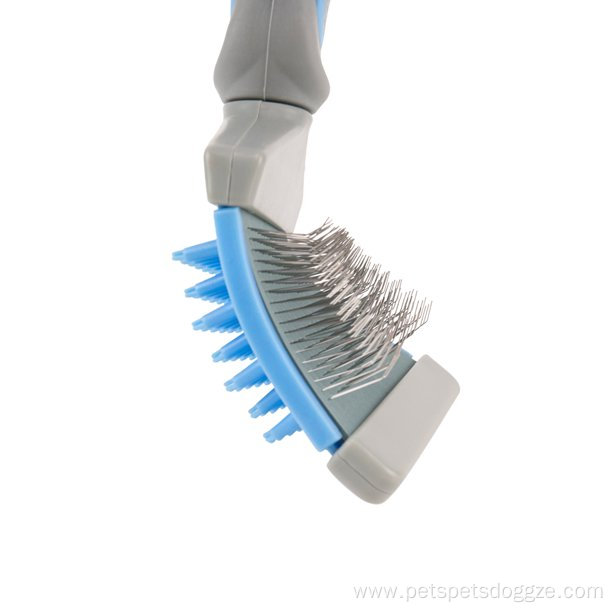 Flexible Massage and Slicker Brush for Cats