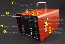 5W/10W/20W/30W/50W solar electricity generating system for home