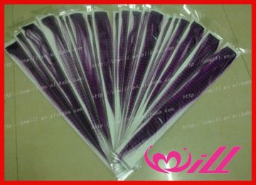 crazy color purple animal print hair extension