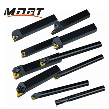 CNC Lathe Threading Tool Holder: External and Internal Threading Turning Tool with Inserts