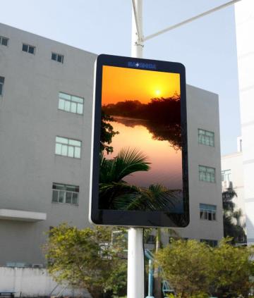 Advertising led screen totem