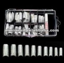 plastic empty box nail art tip box Nail Stone Case Nail Tip Case