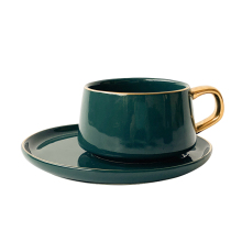 factory supplier tea cups logo coffee ceramic saucer cup wholesale ceramic travel coffee mugs