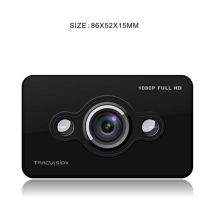 Portable 1080p Car Blackbox Dvr Tv-out , Black Double Camera Hd Dvr