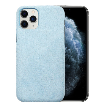 Funda de cuero Alcantara para iPhone 11 Pro