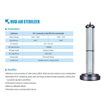 UV-Lichtdesinfektionsmittel UV-Desinfektionslampe