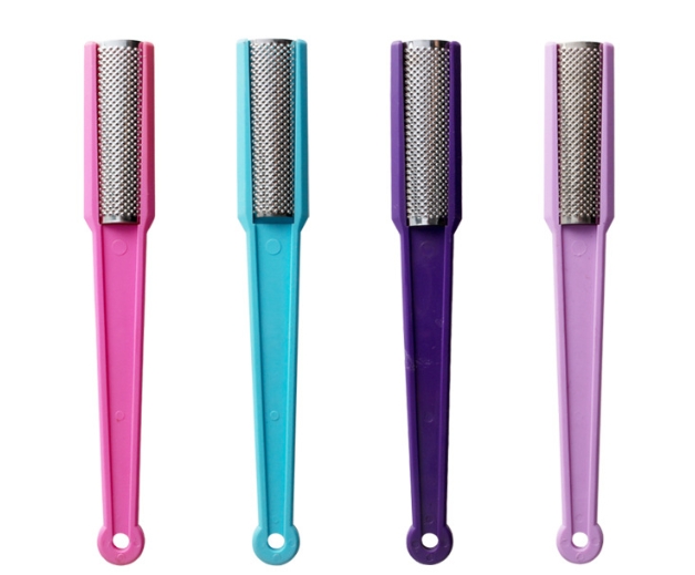 stainless steel foot file plastic stainless steel foot file plastic