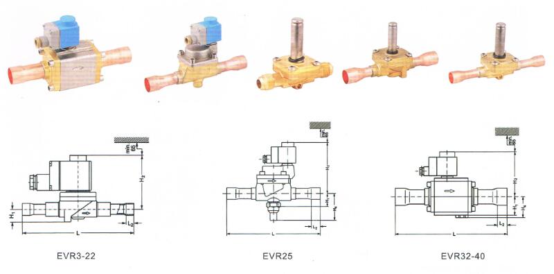 EVR solenoid valve drawings