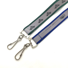 Customized Promotional Reflective Silk Screen Lanyard