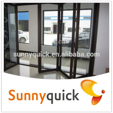 thermal insulation aluminum window double sash bifold door outward door double door design