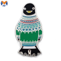 Pin llama adat logam dengan enamel berwarna