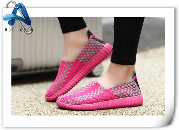 High Quality Woven Elastic Shoes for Women