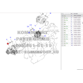 Assemblaggio pompa Komatsu 708-1L-00360 per D65EX-15EO