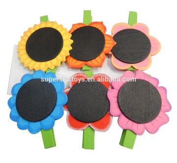 FLOWER WOOD CLIP; SUN FLOWER WOOD CLIP;MINI WOOD CLIP