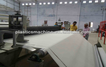 PVC flex banner fabric production line