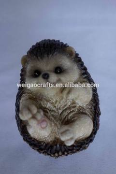 resin hedgehog sculptures for garden decoration
