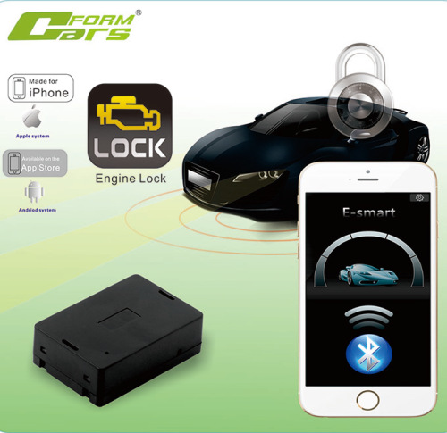 Bloqueio de Bluetooth motor de carro com telefone inteligente