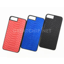 2016 luxury case for iPhone7 snake-skin genuine leather case