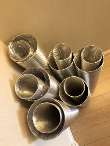 Chimney liners semi rigid vent duct flexible ducting