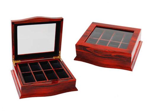 Watch Box Dengan Interior Black Velvet