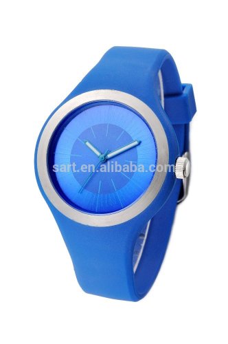 Good quartz watch, silicone brand watch with customized design