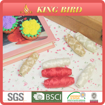 China customize schiffli embroidery cocoon thread for under machine