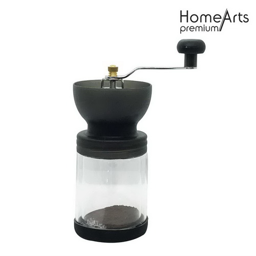 Glass bottle manual coffee blender mill