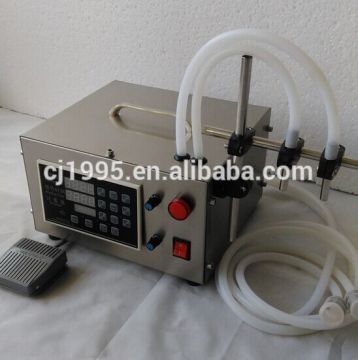 Electric double head liquid quantitative filling machine