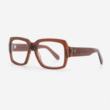 Classic Rectangle Acetate Men's Optical Frames 23A3196