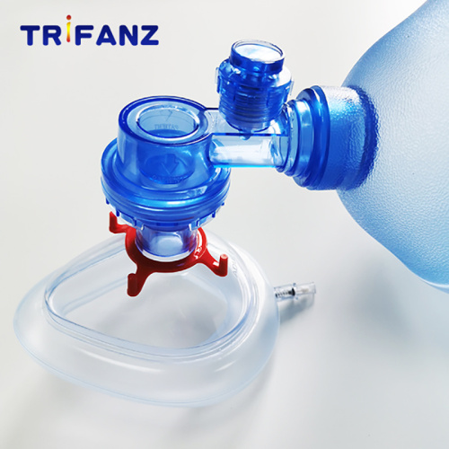 응급 처치 키트 PVC 수동 Resuscitator Ambu Bag.