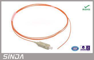 SC Multimode Fiber Optic Patch Cord , SC Fiber Optic Pigtai