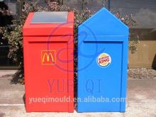 OEM customized roto molding dustbin mold