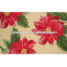 High quality hand hooked christmas design carpets