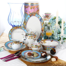 47 Pieces Luxury Fine China Dinner Set